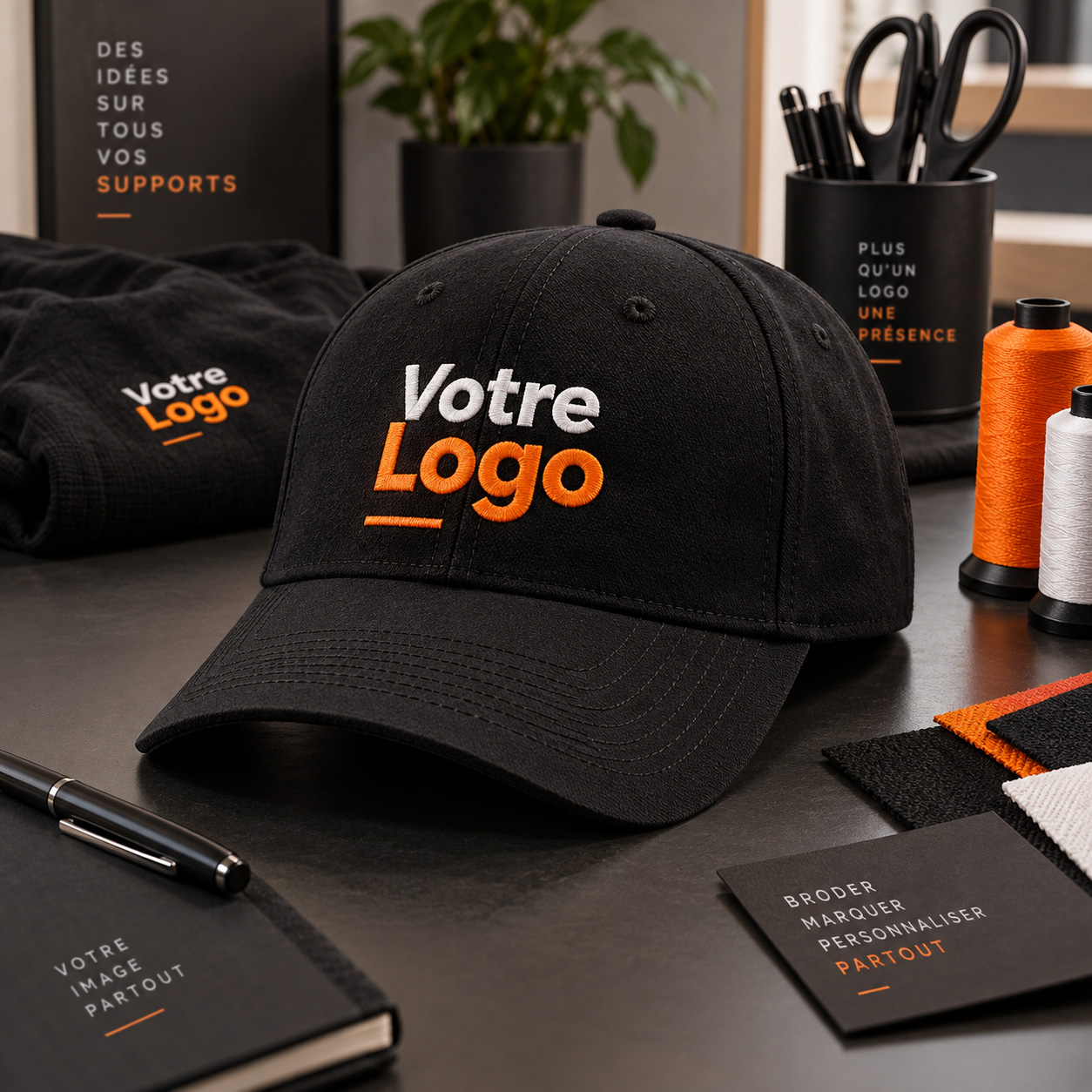Logo en broderie